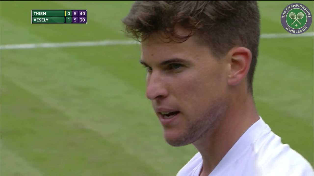 2016, Day 4 Highlights, Dominic Thiem vs Jiri Vesely