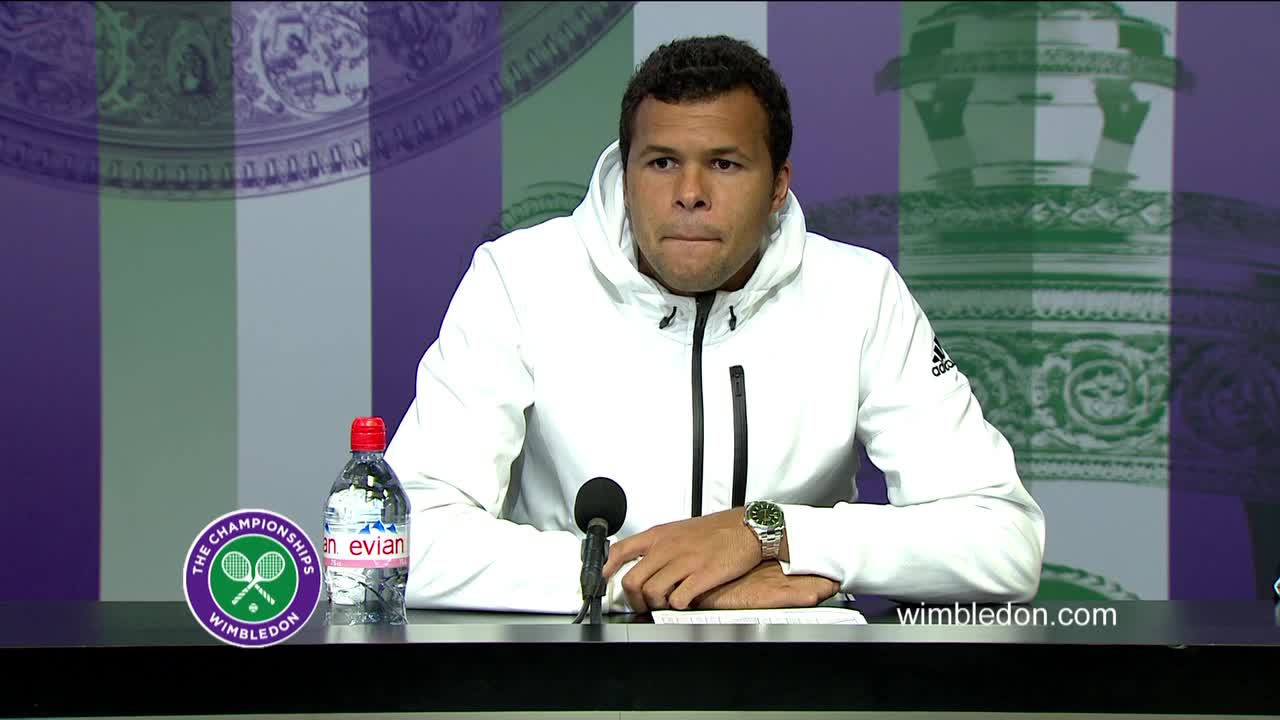 Jo-Wilfried Tsonga second round press conference
