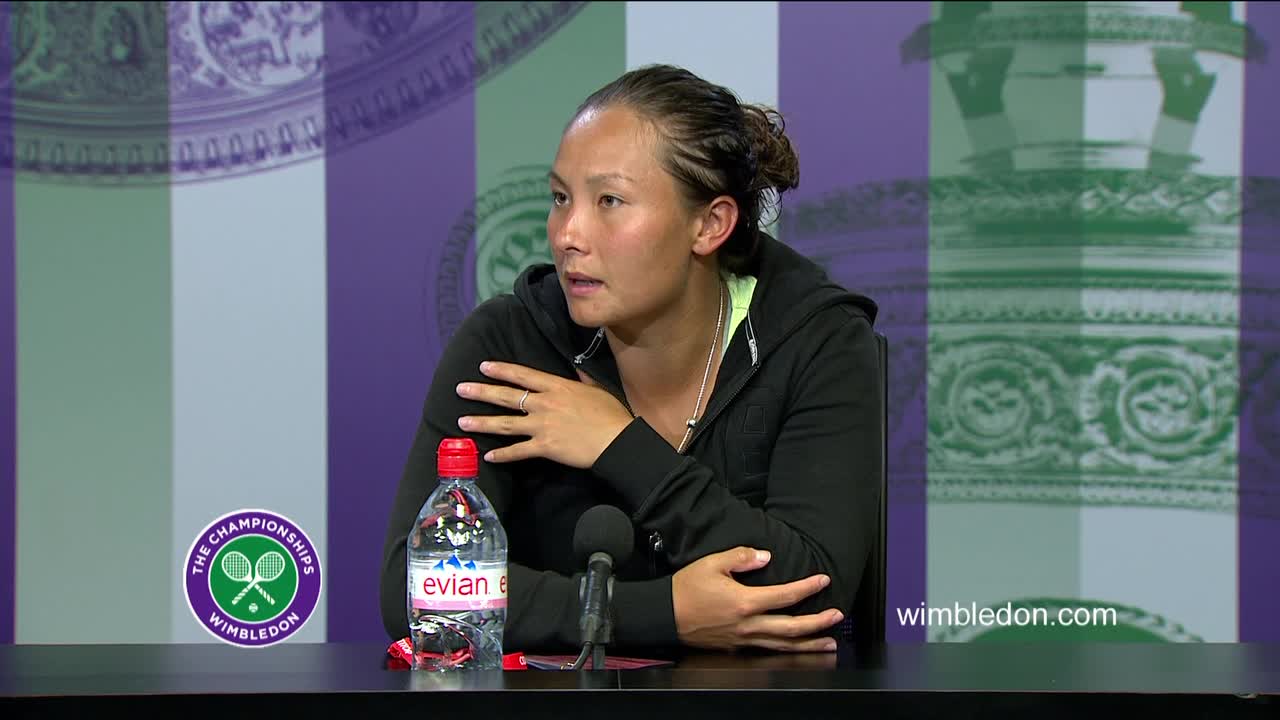 Tara Moore second round press conference