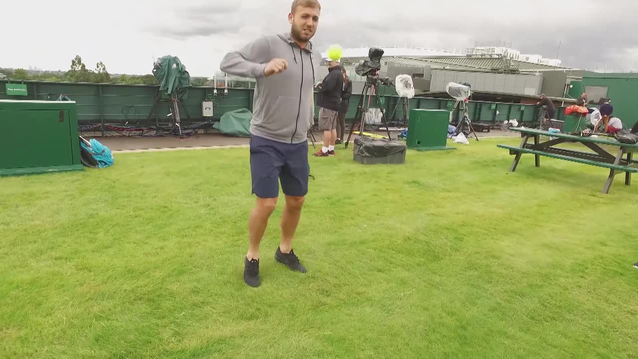 Fans show off #wimbleskills