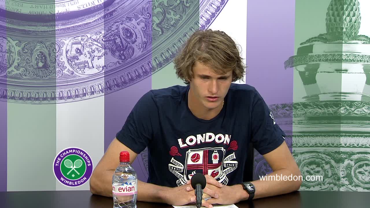 Alexander Zverev second round press conference