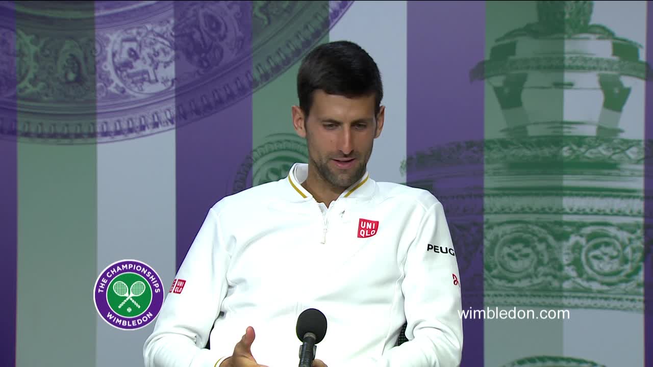 Novak Djokovic third round press conference