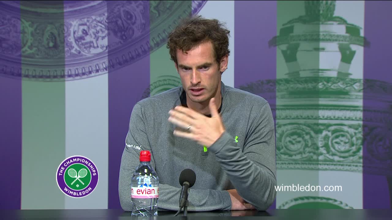 Andy Murray third round press conference