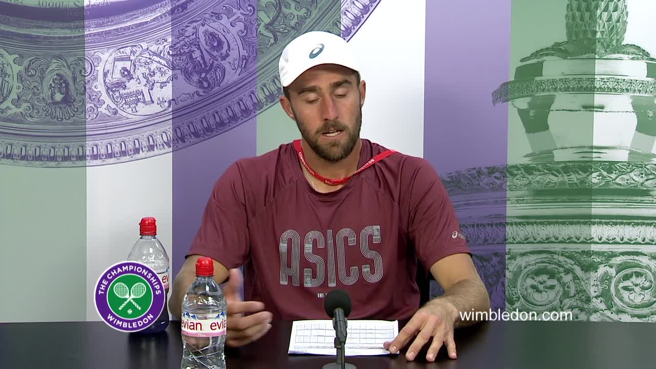Steve Johnson third round press conference