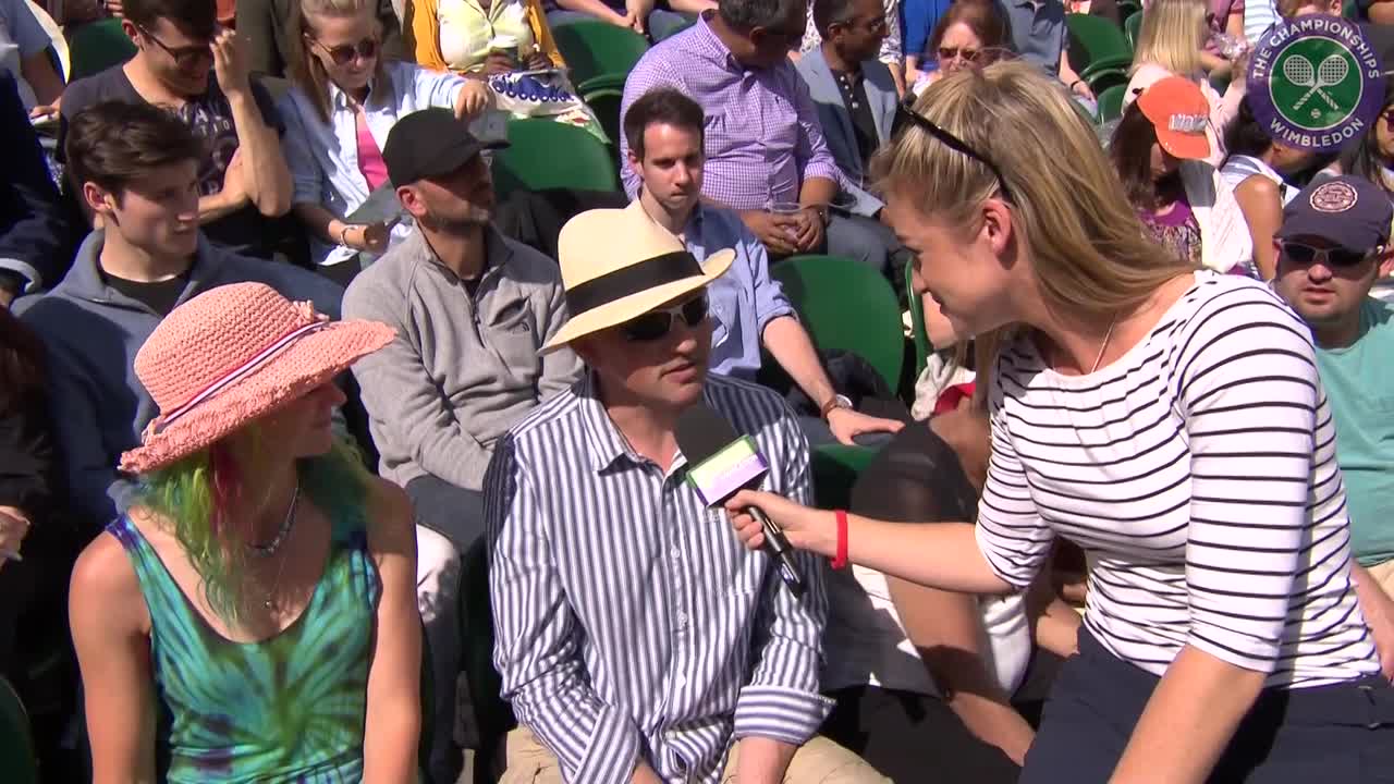 Elated fans bag front row Centre Court seats on Middle Sunday