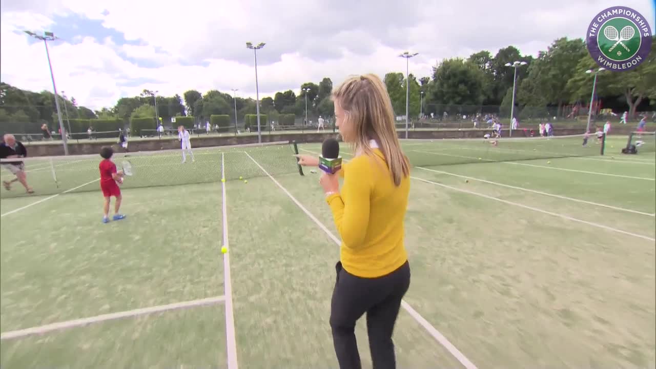 Laura Robson and Katie Swan offer tips to the Wimbledon stars of tomorrow