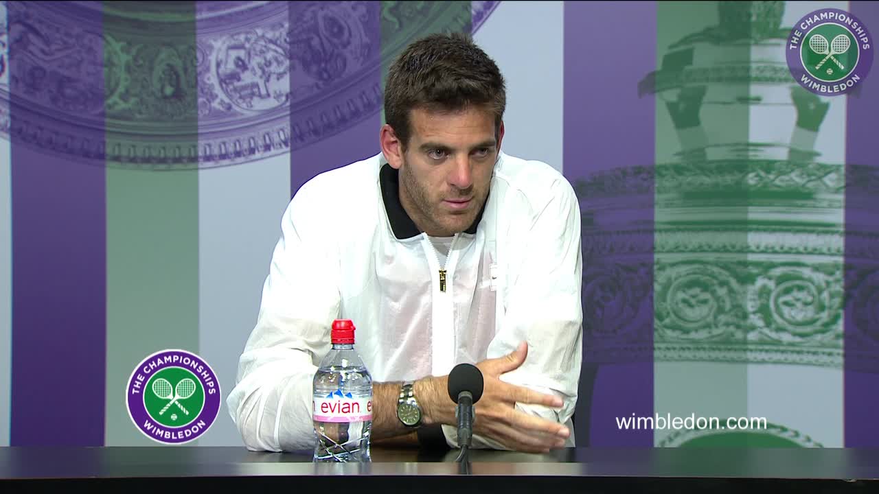 Juan Martin del Potro third round press conference