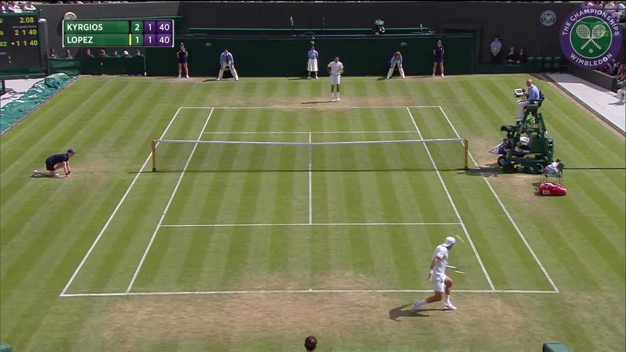 2016, Middle Sunday Highlights, Nick Kyrgios vs Feliciano Lopez
