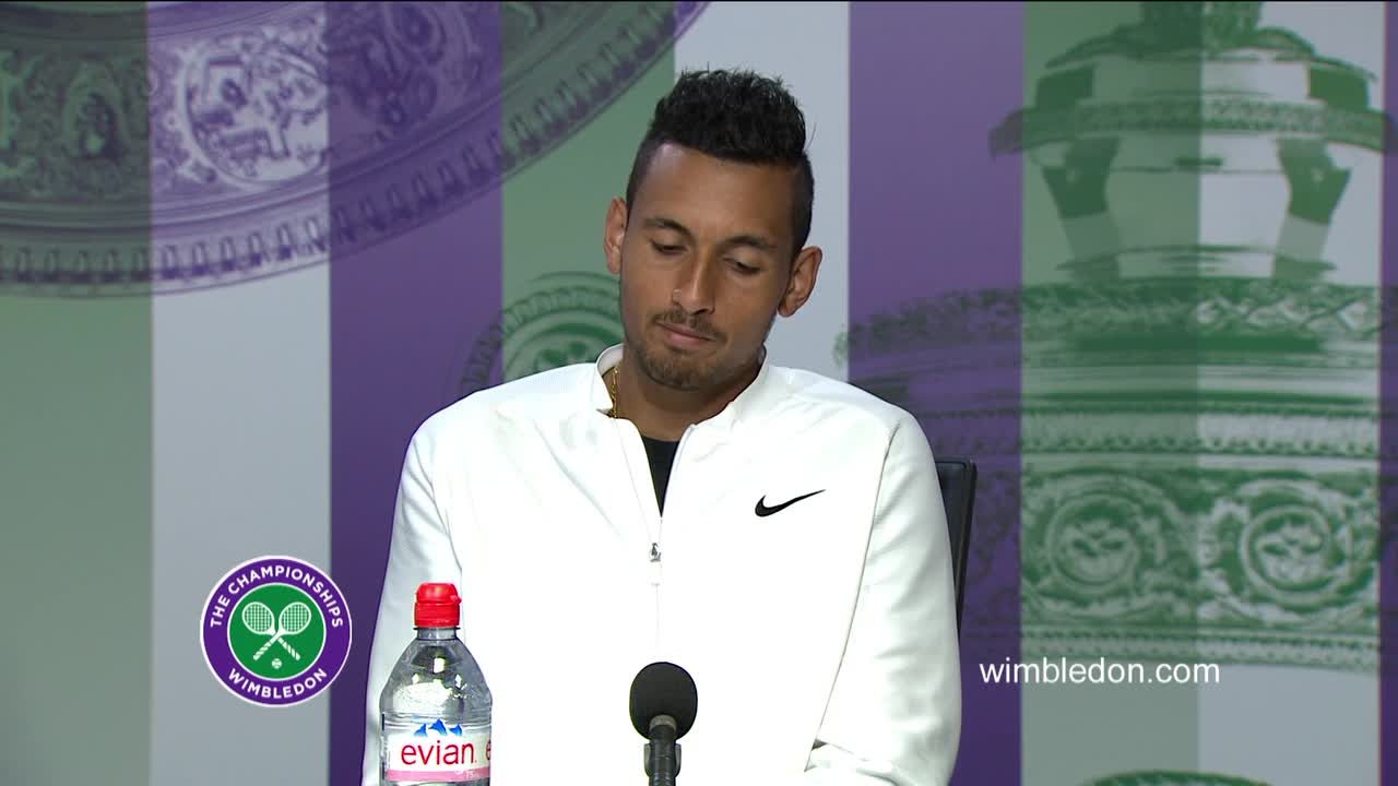Nick Kyrgios third round press conference