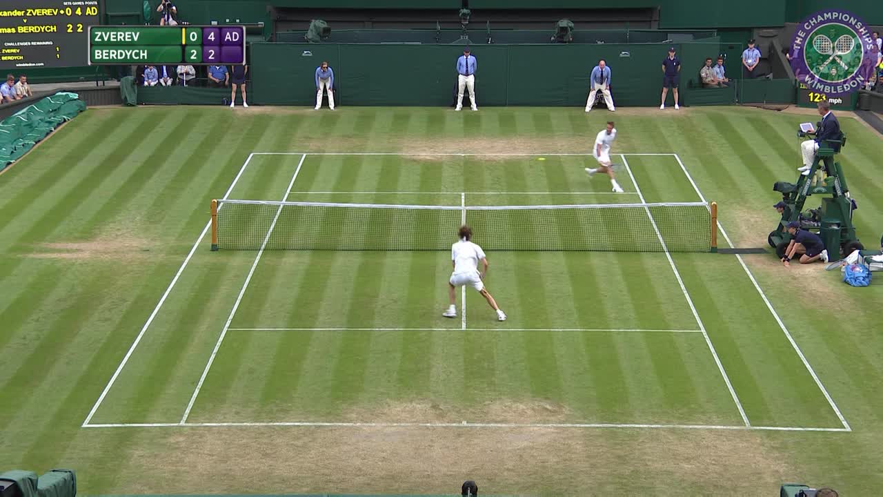 2016, Middle Sunday Highlights, Tomas Berdych vs Alexander Zverev