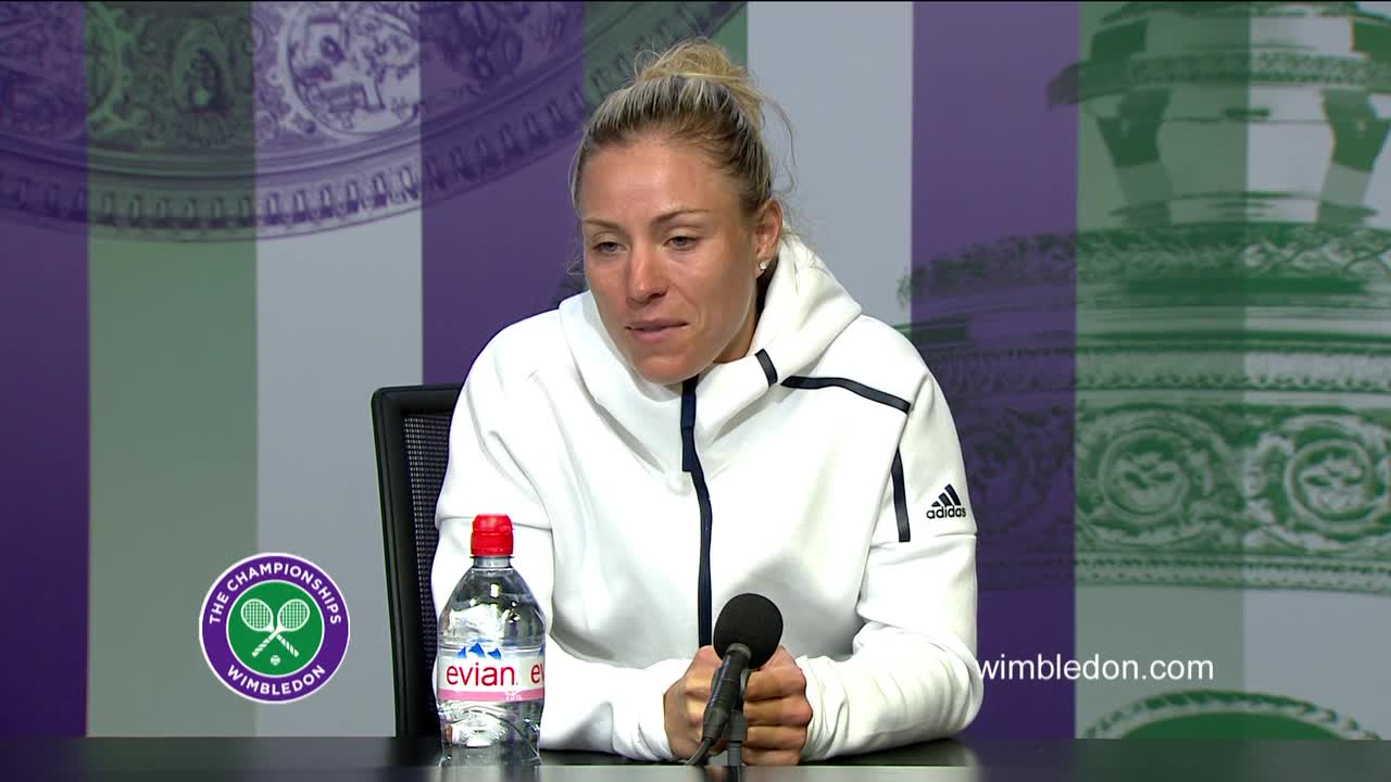 Angelique Kerber fourth round press conference