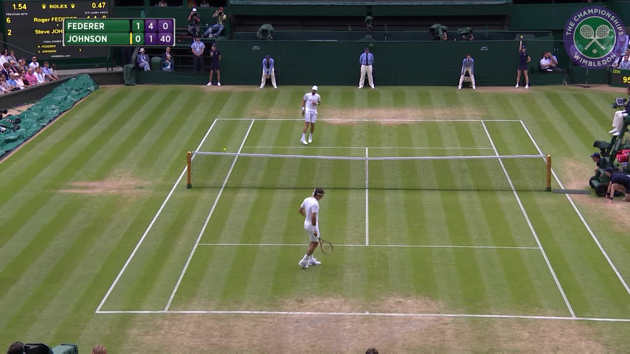 2016, Day 7 Highlights, Roger Federer vs Steve Johnson
