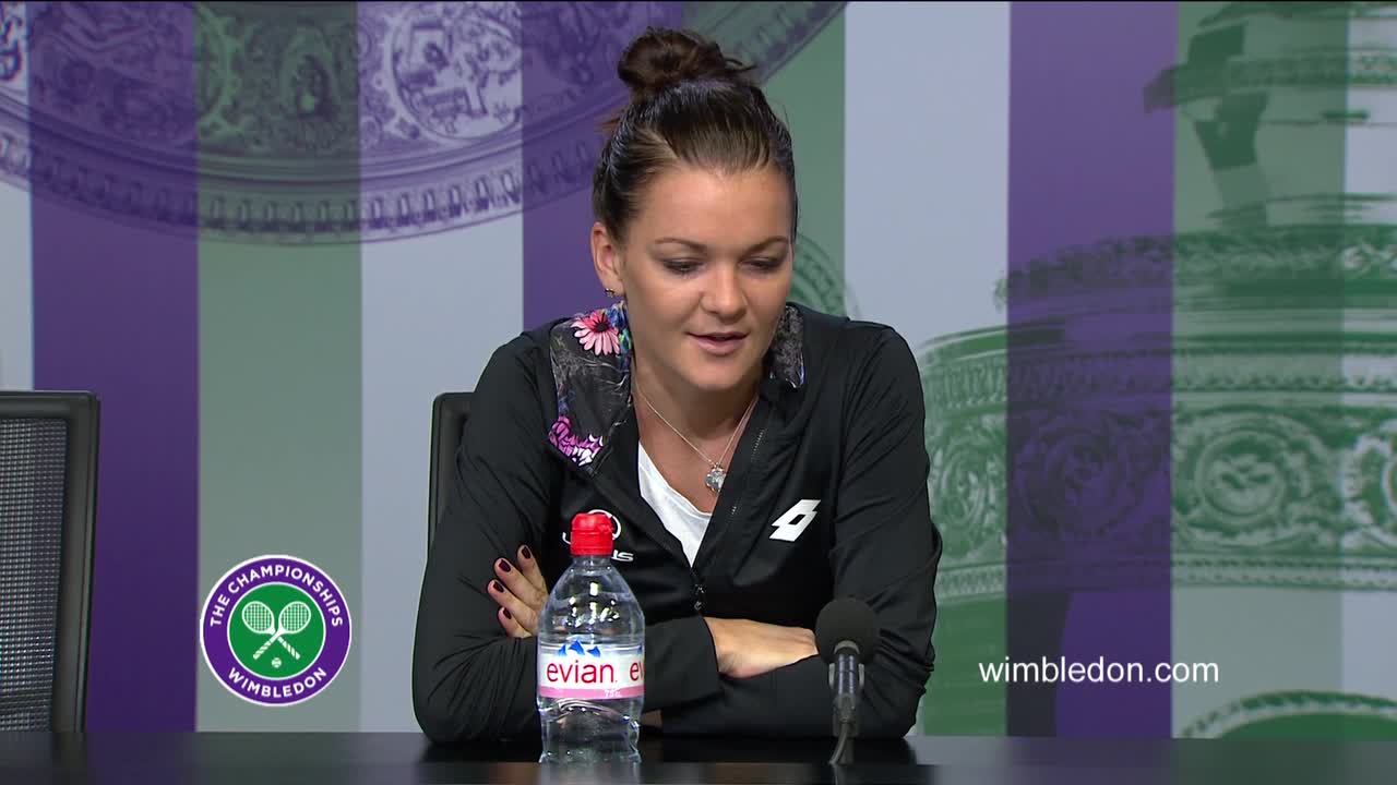 Agnieszka Radwanska fourth round press conference