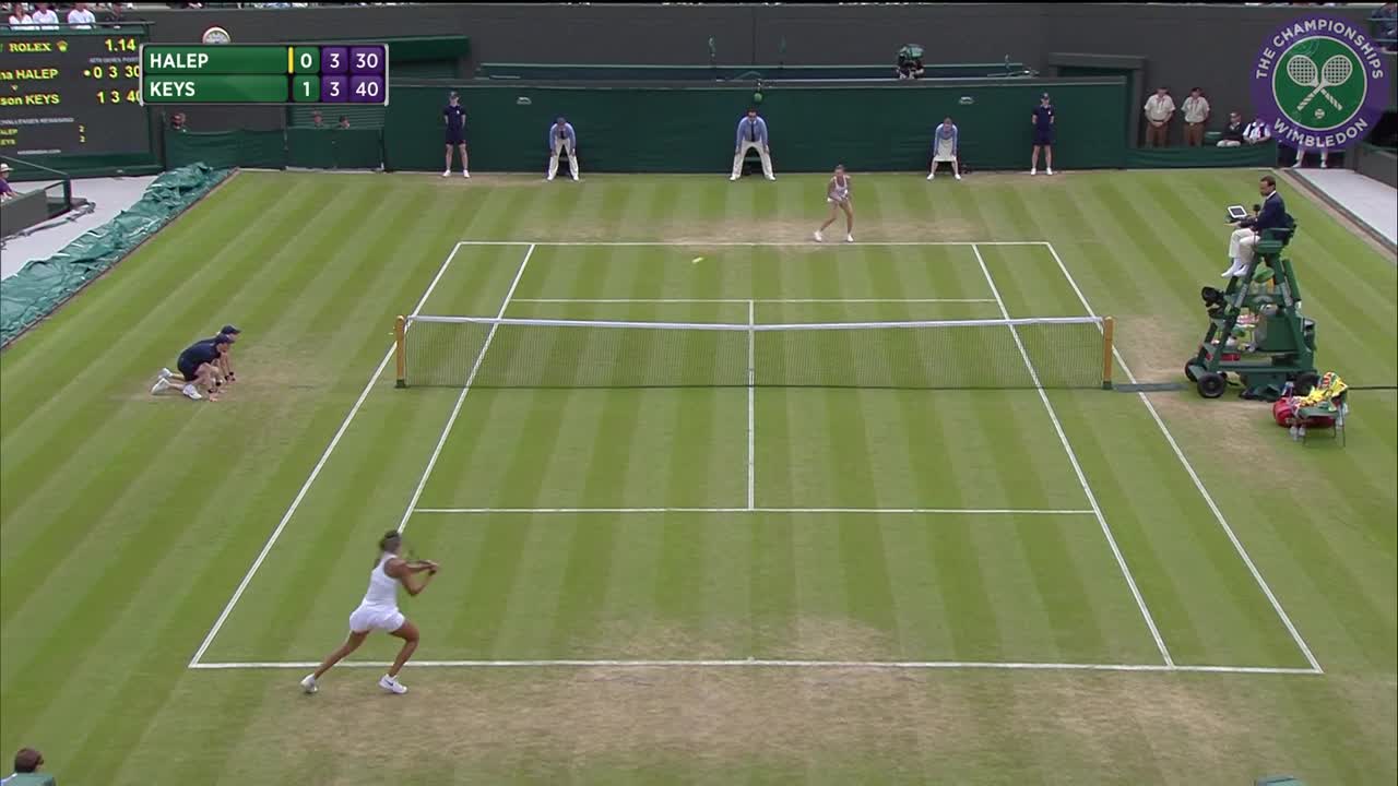 2016, Day 7 Highlights, Simona Halep vs Madison Keys