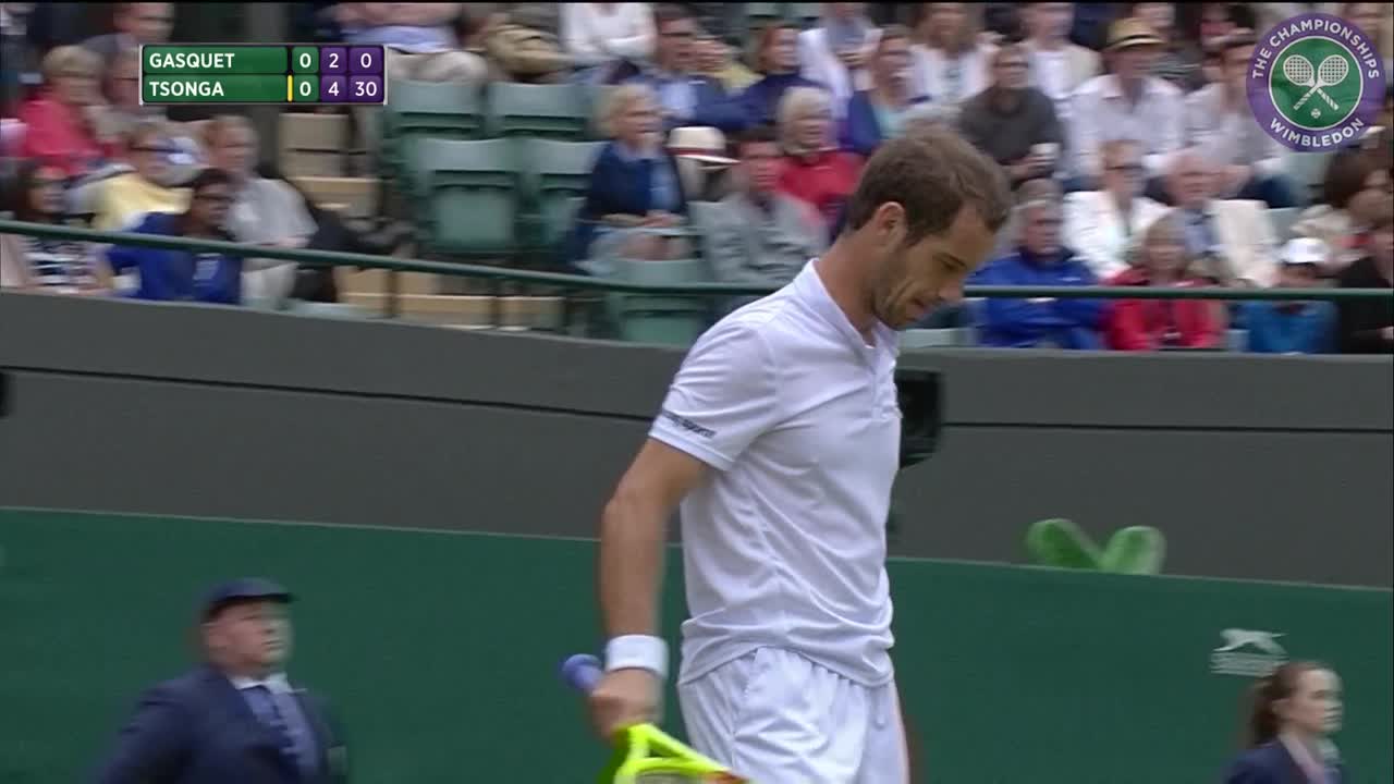 2015, Day 7 Highlights, Jo-Wilfried Tsonga vs Richard Gasquet