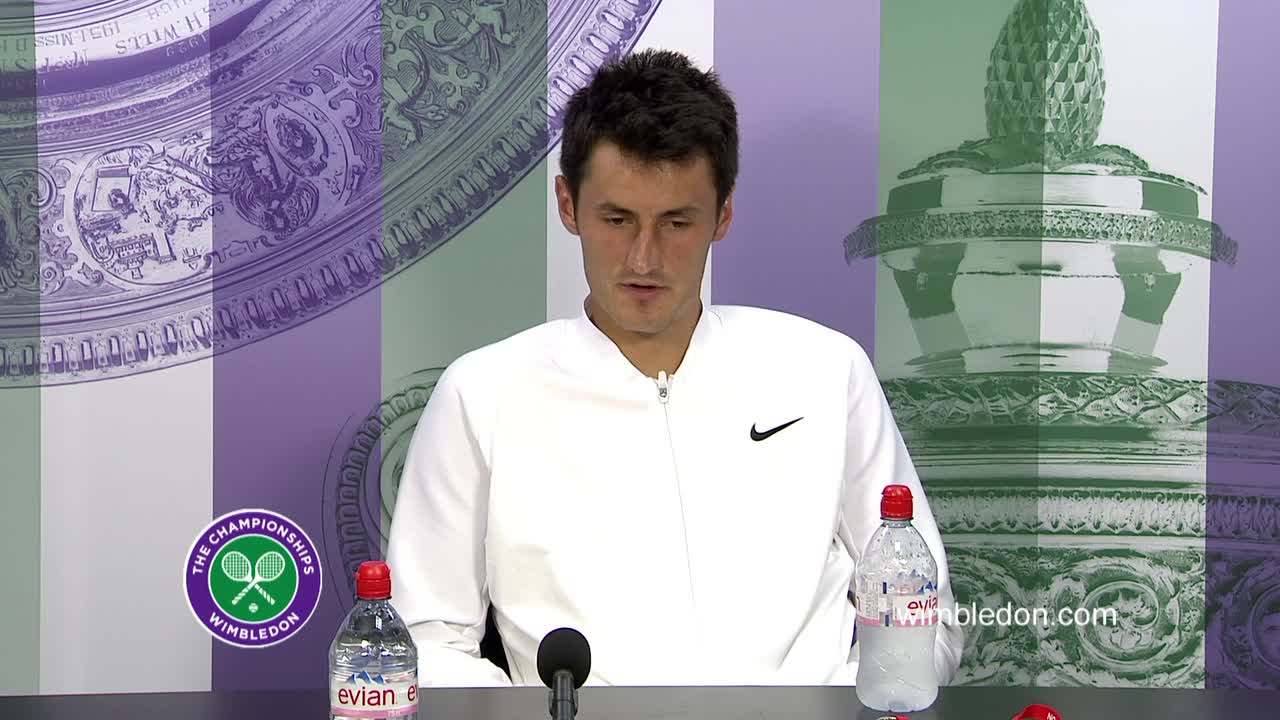 Bernard Tomic fourth round press conference