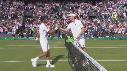 Querrey celebrates shock win over Djokovic