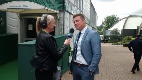 Sonja McLaughlan speaks to Irish rugby star Brian O'Driscoll 