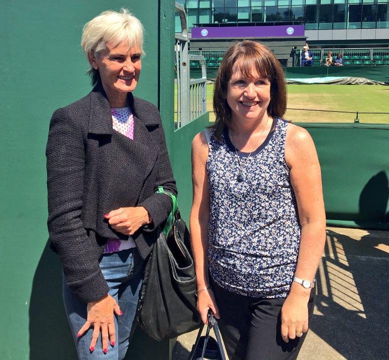 Faye Curruthers speaks to Judy Murray