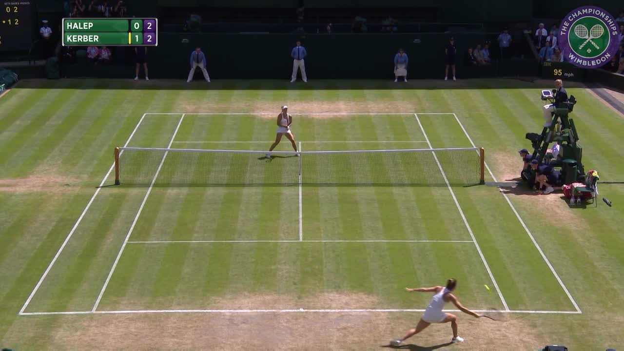2016, Day 8 Highlights, Angelique Kerber vs Simona Halep