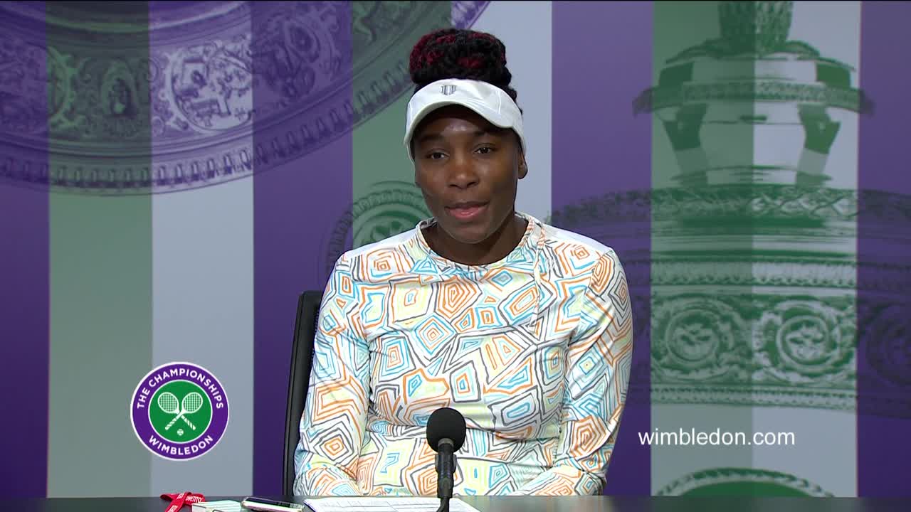 Venus Williams quarter-final press conference