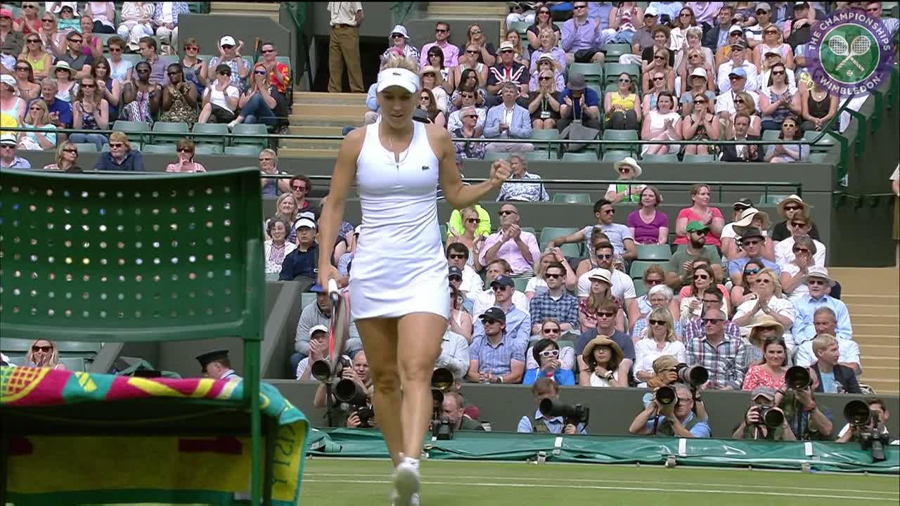 2016, Day 8 Highlights, Dominika Cibulkova vs Elena Vesnina