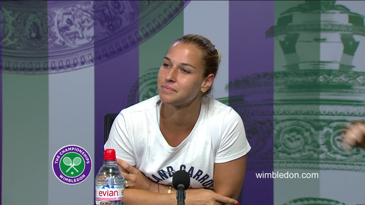 Dominika Cibulkova quarter-final press conference