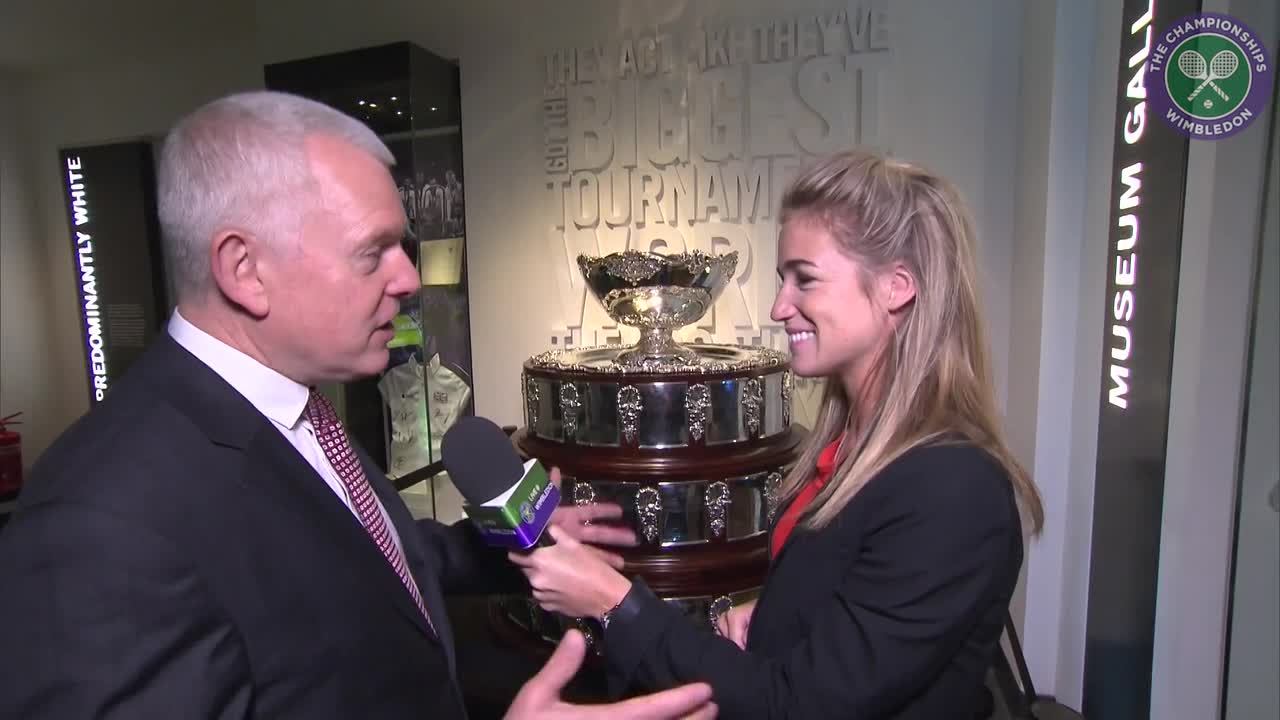 Wimbledon Museum exhibits Davis Cup trophy for one day only
