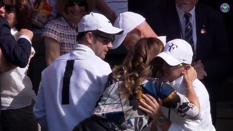 Federer celebrates memorable comeback win over Cilic