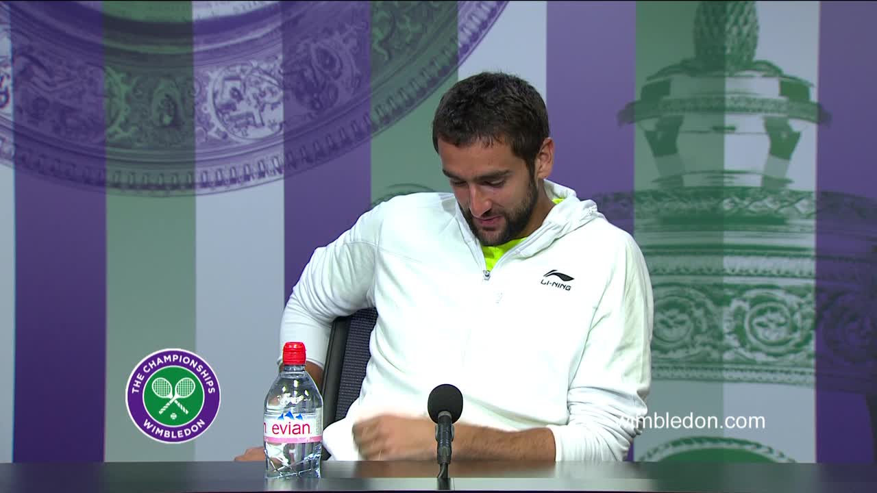 Marin Cilic quarter-final press conference