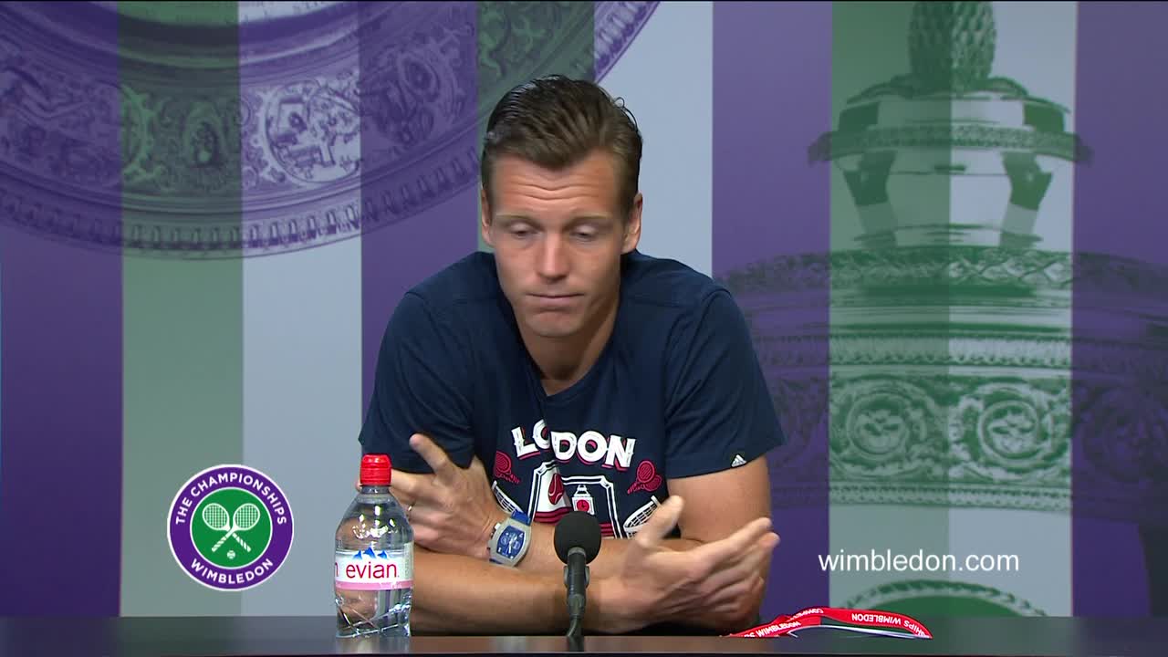 Tomas Berdych quarter-final press conference
