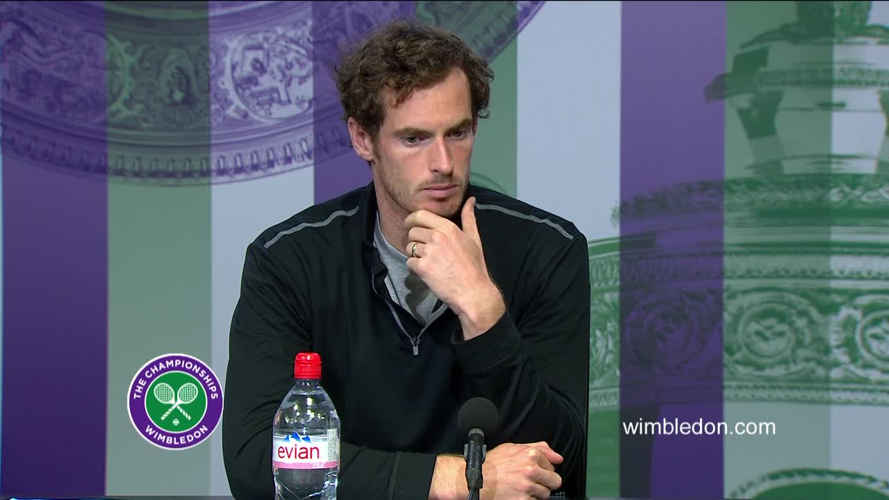 Andy Murray quarter-final press conference