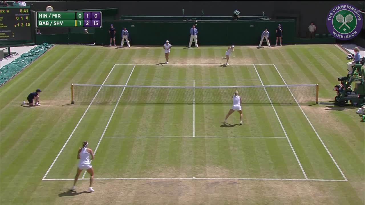 2016, Day 9 Highlights, Martina Hingis and Sania Mirza vs Timea Babos and Yaroslava Shvedova