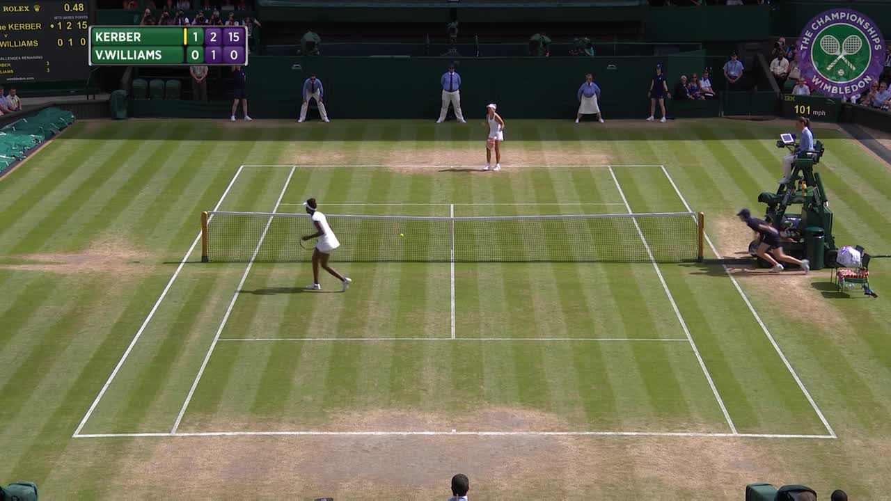 2016, Day 10 Highlights, Angelique Kerber vs Venus Williams