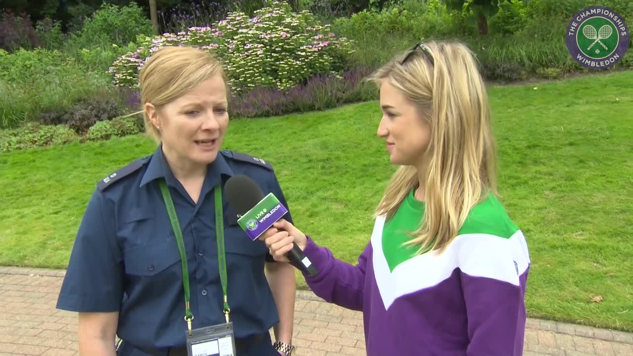 Chase the police dog trained to keep Wimbledon fans safe