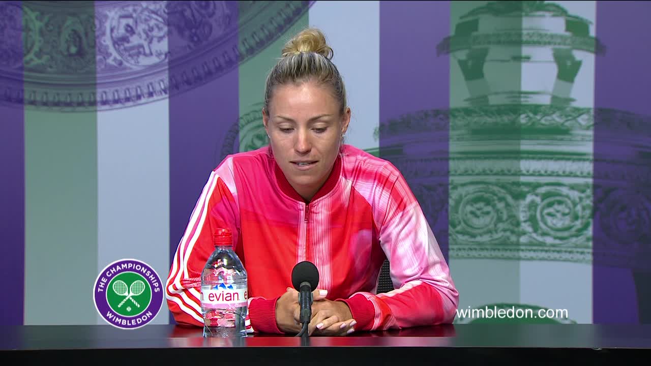 Angelique Kerber pre-final press conference