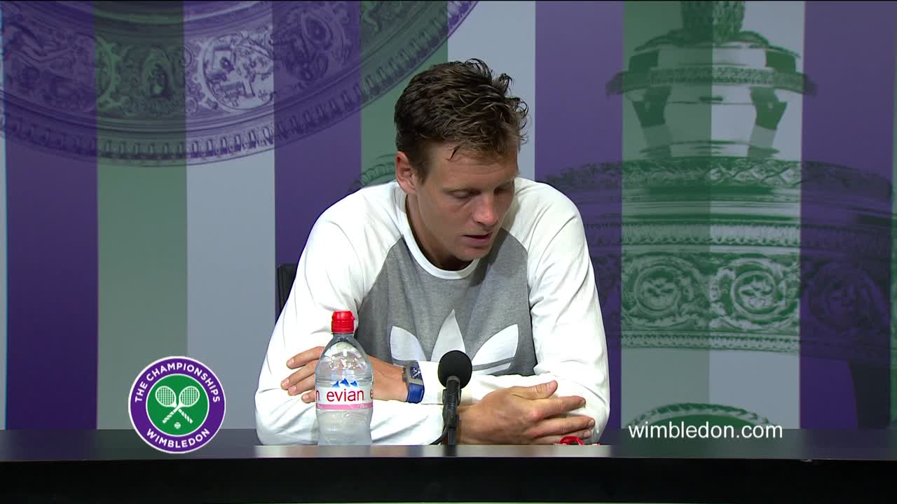 Tomas Berdych semi-final press conference