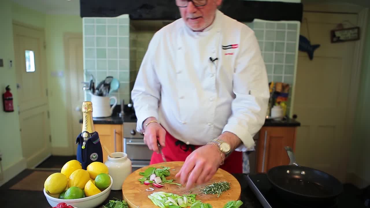 Wimbledon inspired recipe with IBM Chef Norman Wilkinson - Strawberry Linguine