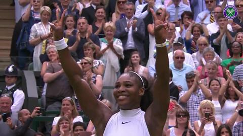 The moment Serena equalled history