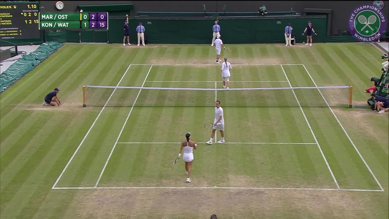 2016, Day 12 Highlights, Oliver Marach and Jelena Ostapenko vs Henri Kontinen and Heather Watson