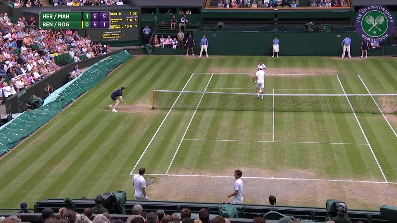 2016, Day 12 Highlights, Nicolas Mahut and Pierre-Hugues Herbert vs Julien Benneteau and Edouard Roger-Vasselin