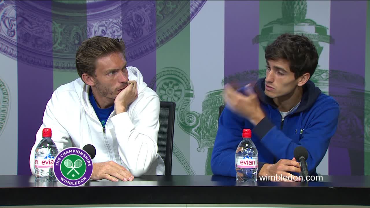 Nicolas Mahut and Pierre-Hugues Herbert doubles final press conference