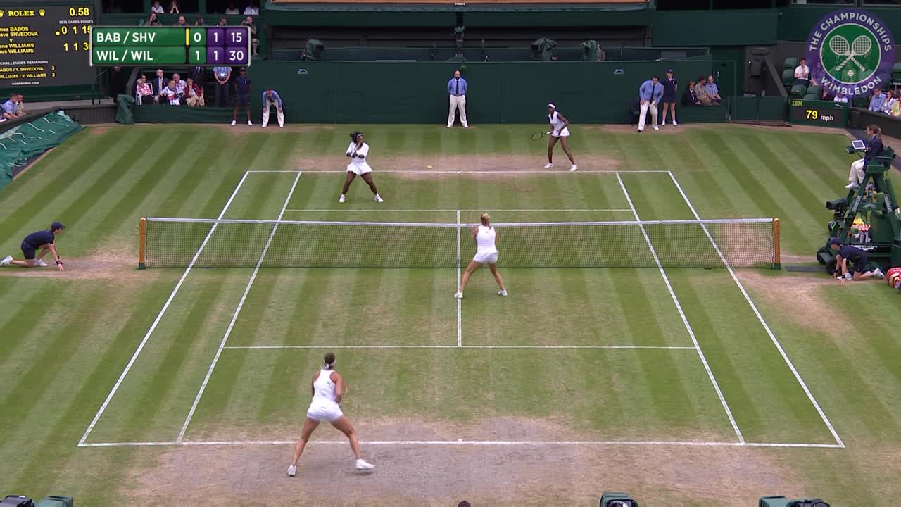 Williams Williams v Shvedova Babos Doubles Final Highlights