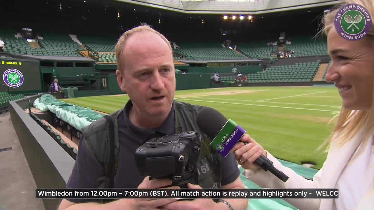 Daily Telegraph photographer Eddie Mulholland reveals tricks of the trade for getting the best Wimbledon pictures