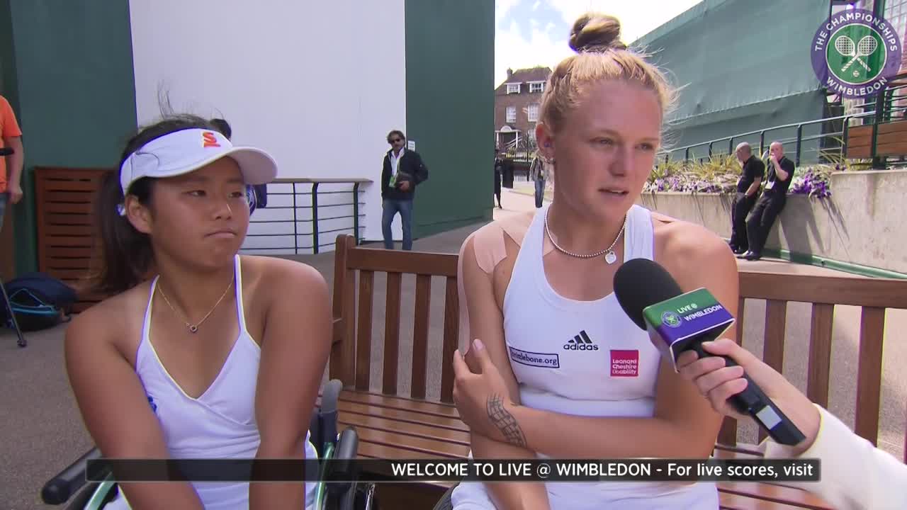 Yui Kamiji and Jordanne Whiley snatch third Wheelchair doubles title