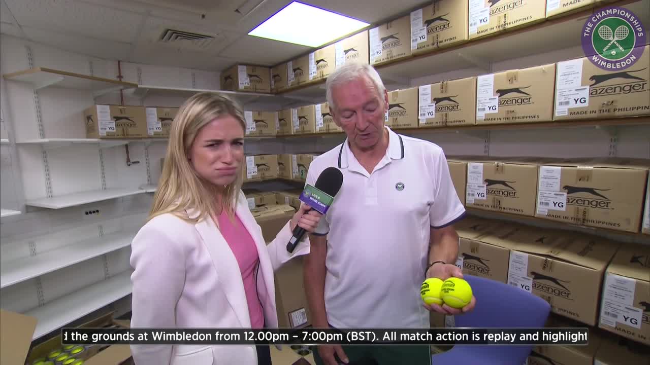 Ever wondered how many tennis balls are used at Wimbledon?