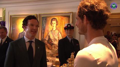 When Andy Murray met Benedict Cumberbatch