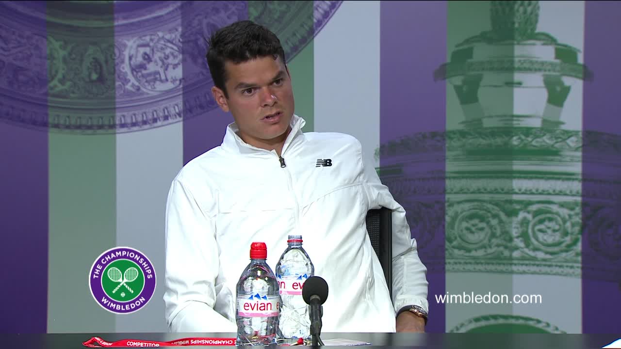 Milos Raonic final press conference