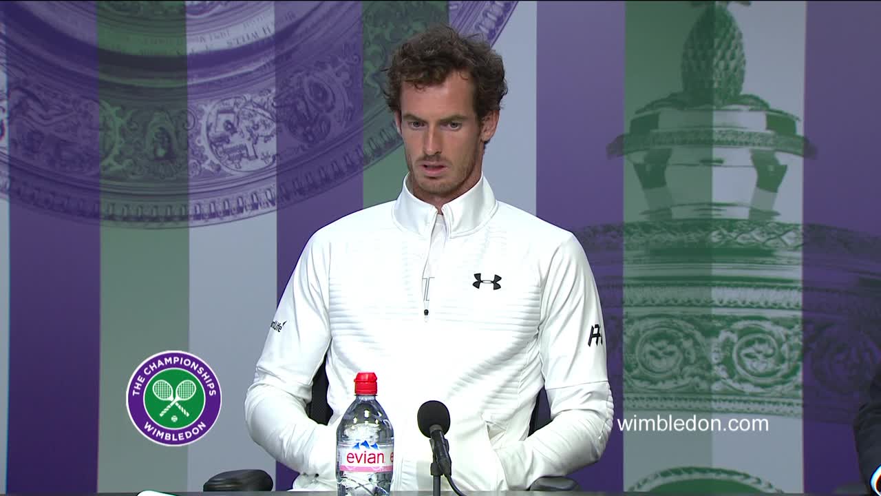 Andy Murray final press conference