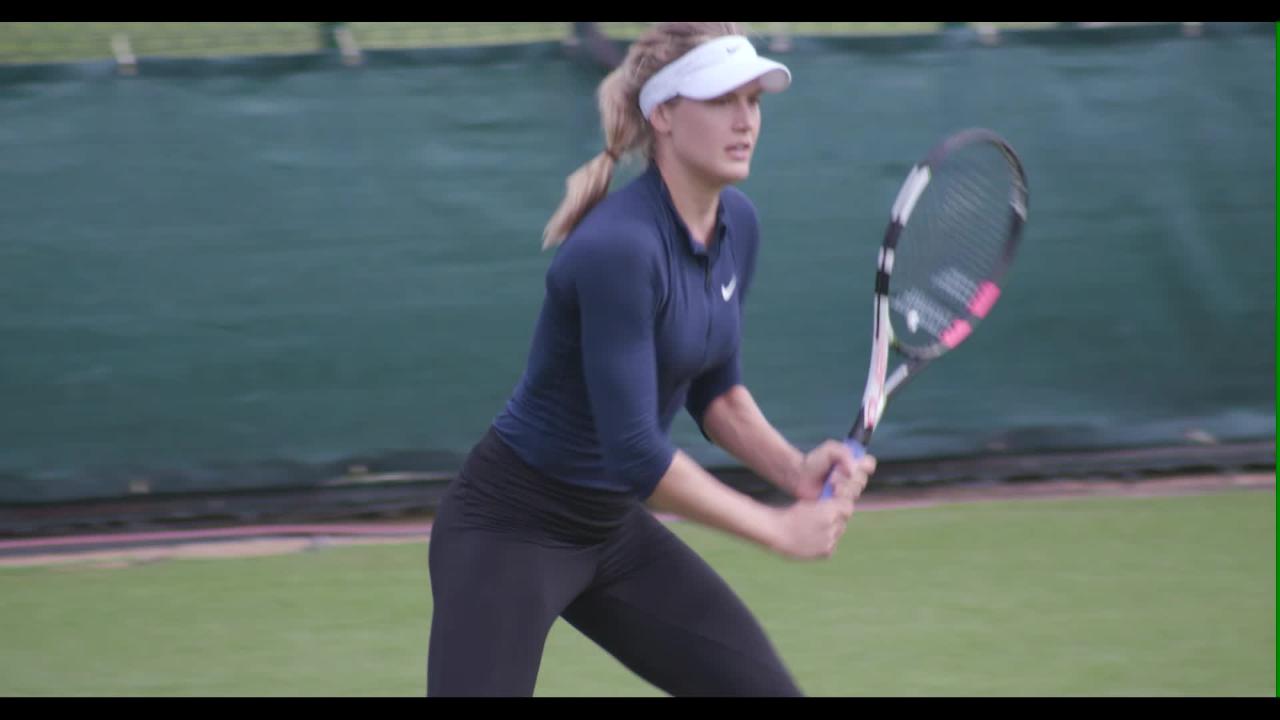 Bouchard back on Wimbledon grass